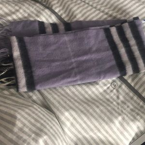 BURBERRY cashmere plaid scarf